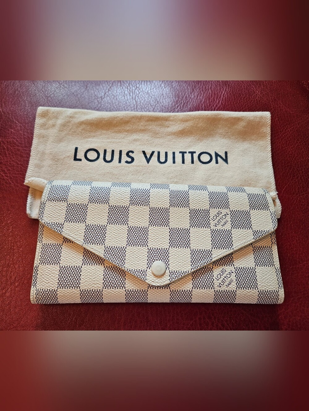 Louis Vuitton Damier Azur Canvas Josephine Wallet